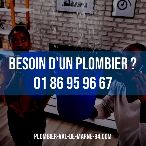 plombier pour fuite d'eau dans le 94